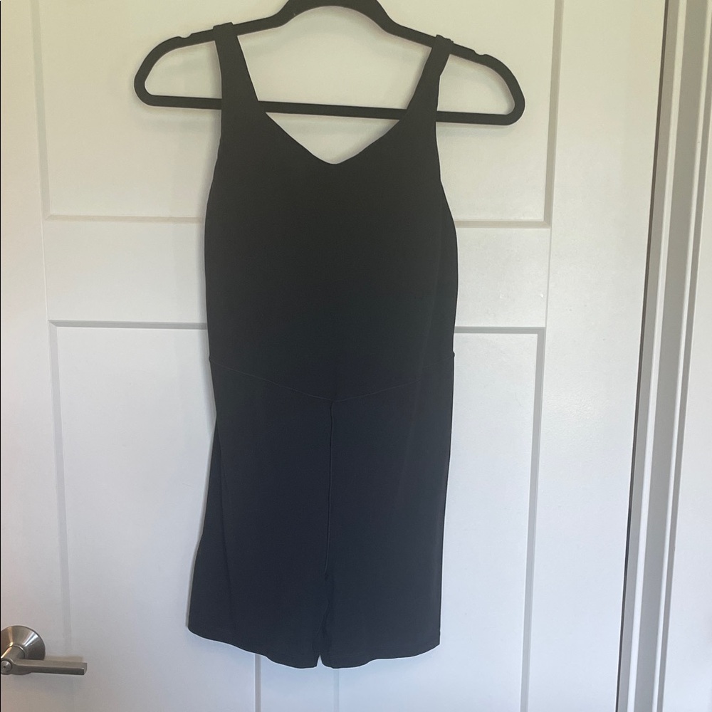 Black Sleeveless Romper